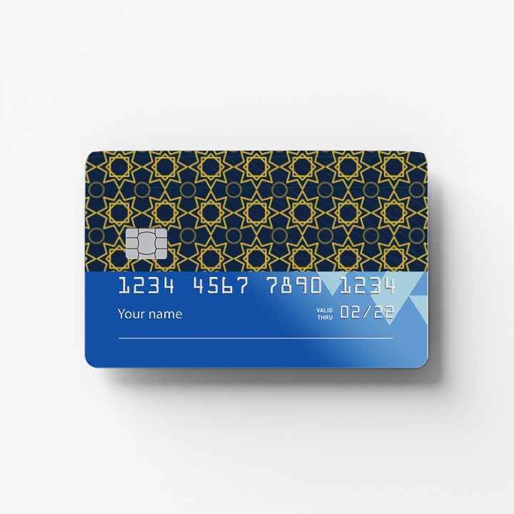 Mashrabiya Star Credit Card Sticker