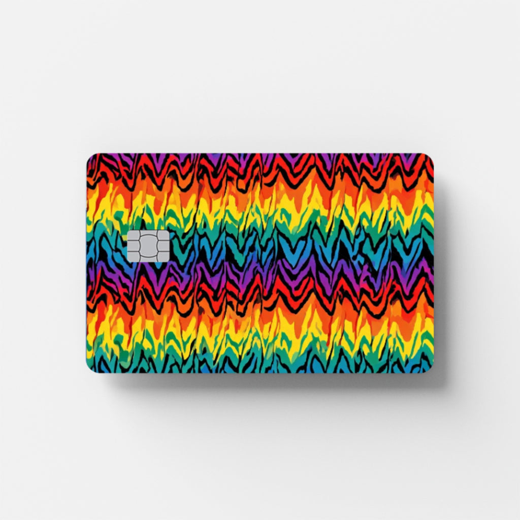 Frequency Zebra Credit Card Sticker