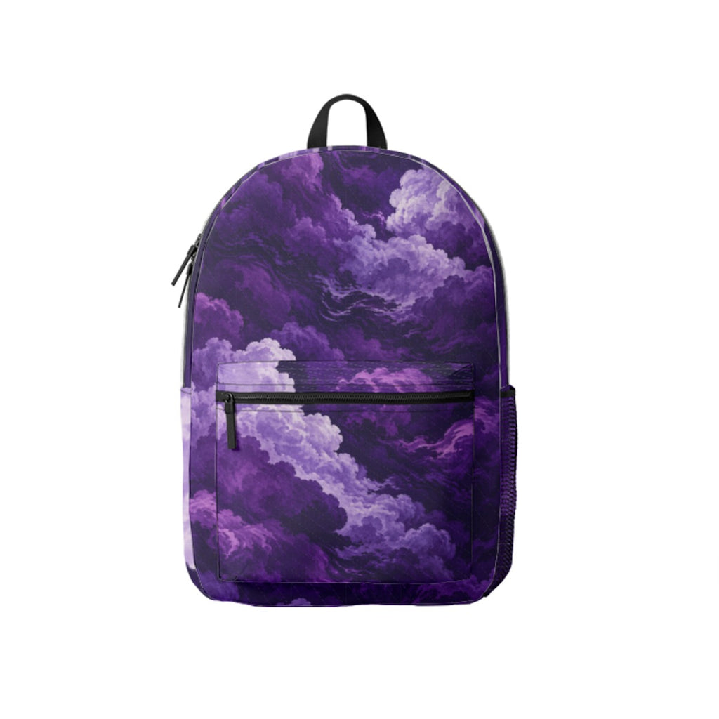 Purple Clouds Backpack - print preview