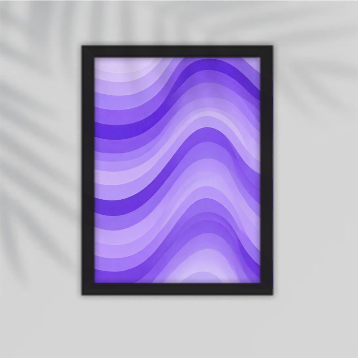 Purple Gradient Framed Poster