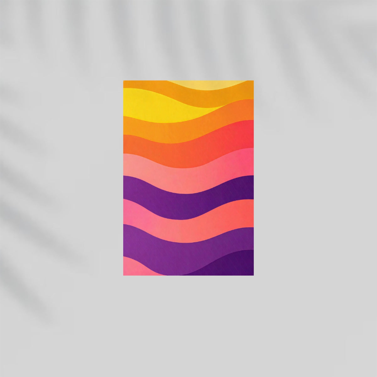 Yellow-Orange Gradient Paper Poster