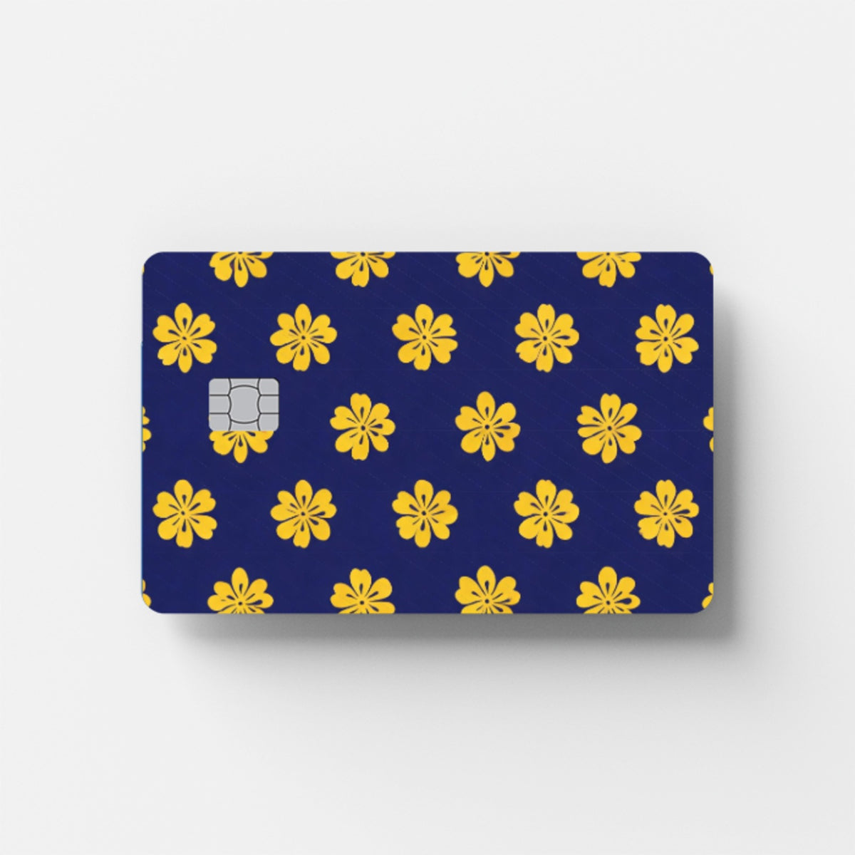 Yellow Flowers Credit Card Sticker