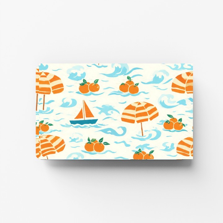 Tangerine Coast Credit Card Sticker