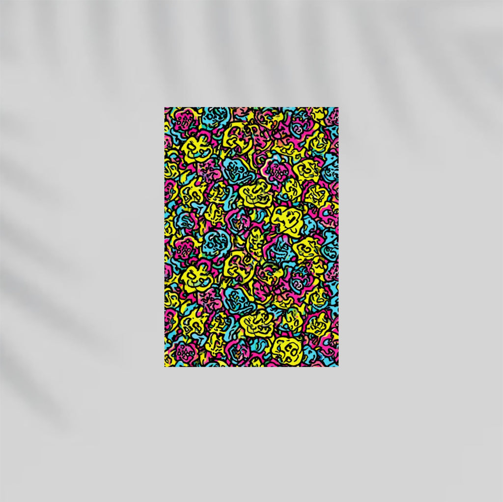 Color Splash Paper Poster