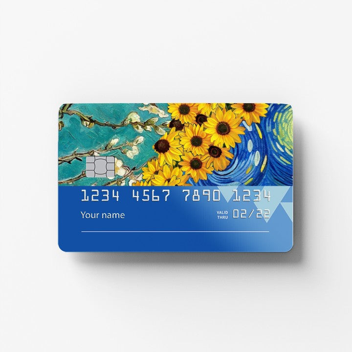 Sunflower Credit Card Sticker