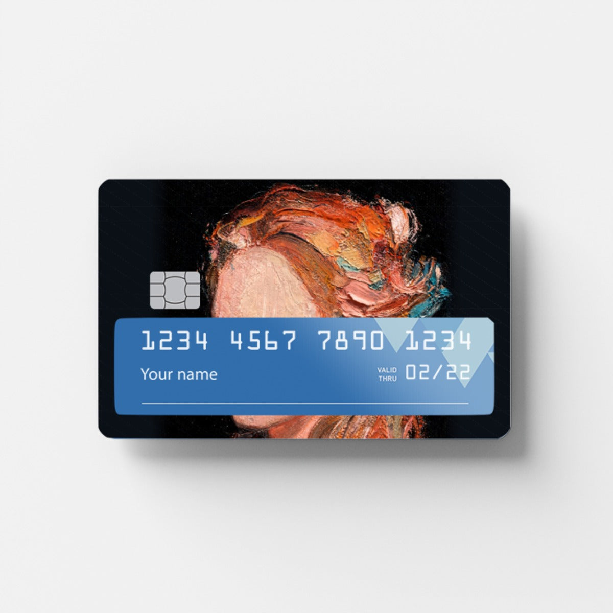 Painted Muse Credit Card Sticker - Full with Window