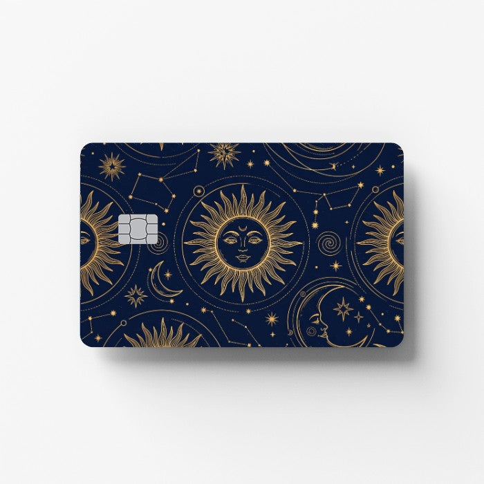 Celestial Night Credit Card Sticker