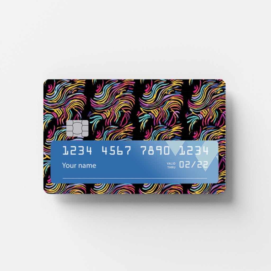 Dark Frequency Credit Card Sticker