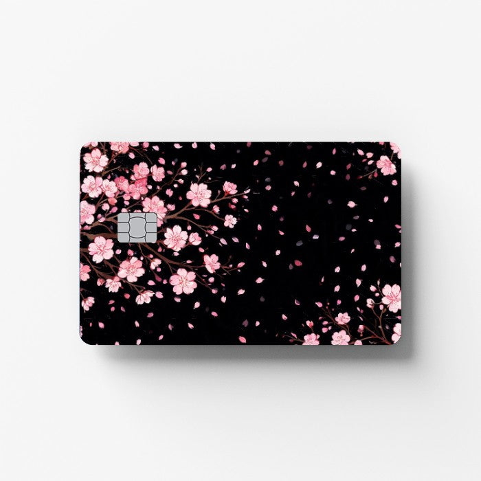 Sakura Night Credit Card Sticker