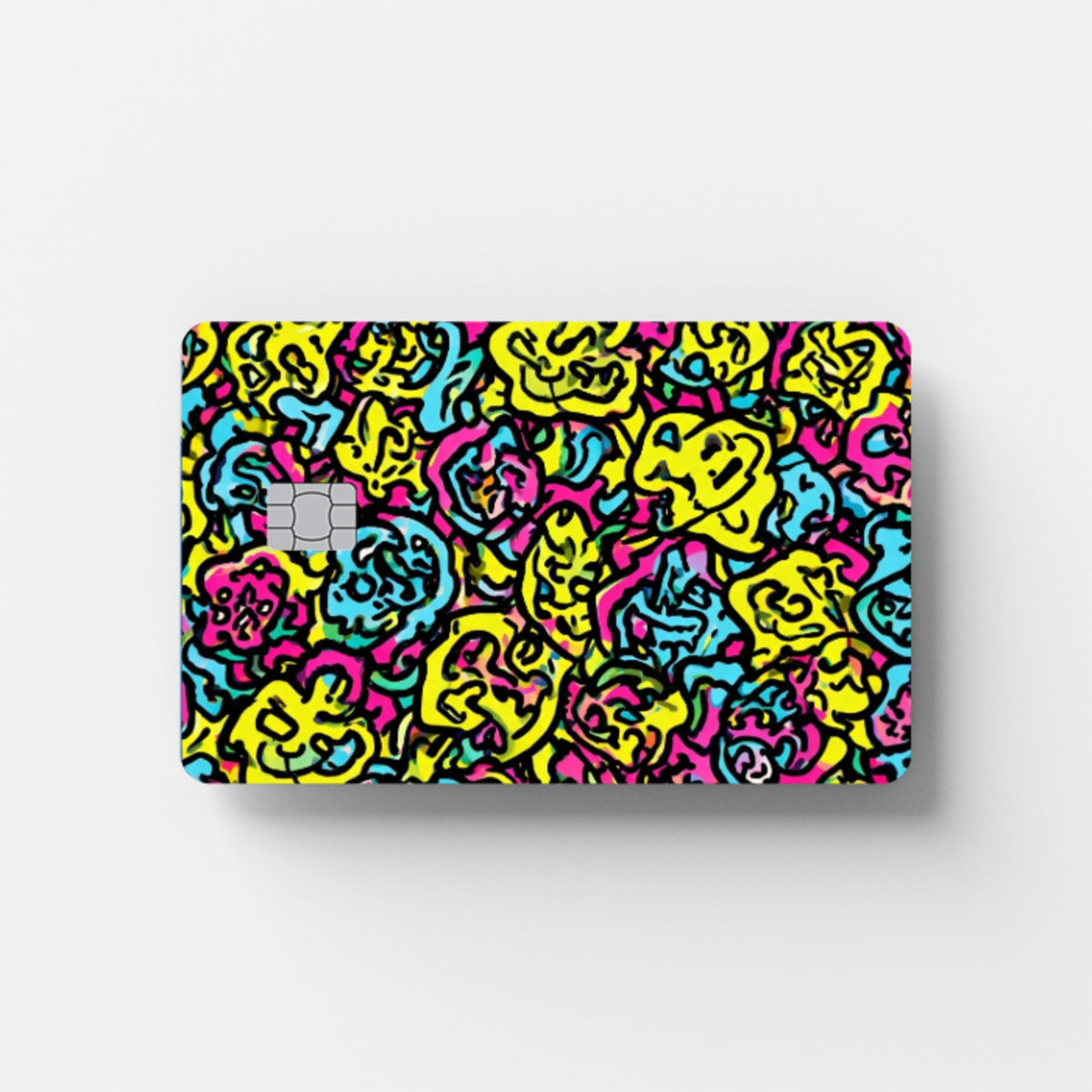 Color Splash Credit Card Sticker