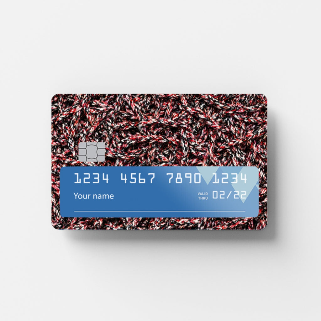 Red Riot Credit Card Sticker