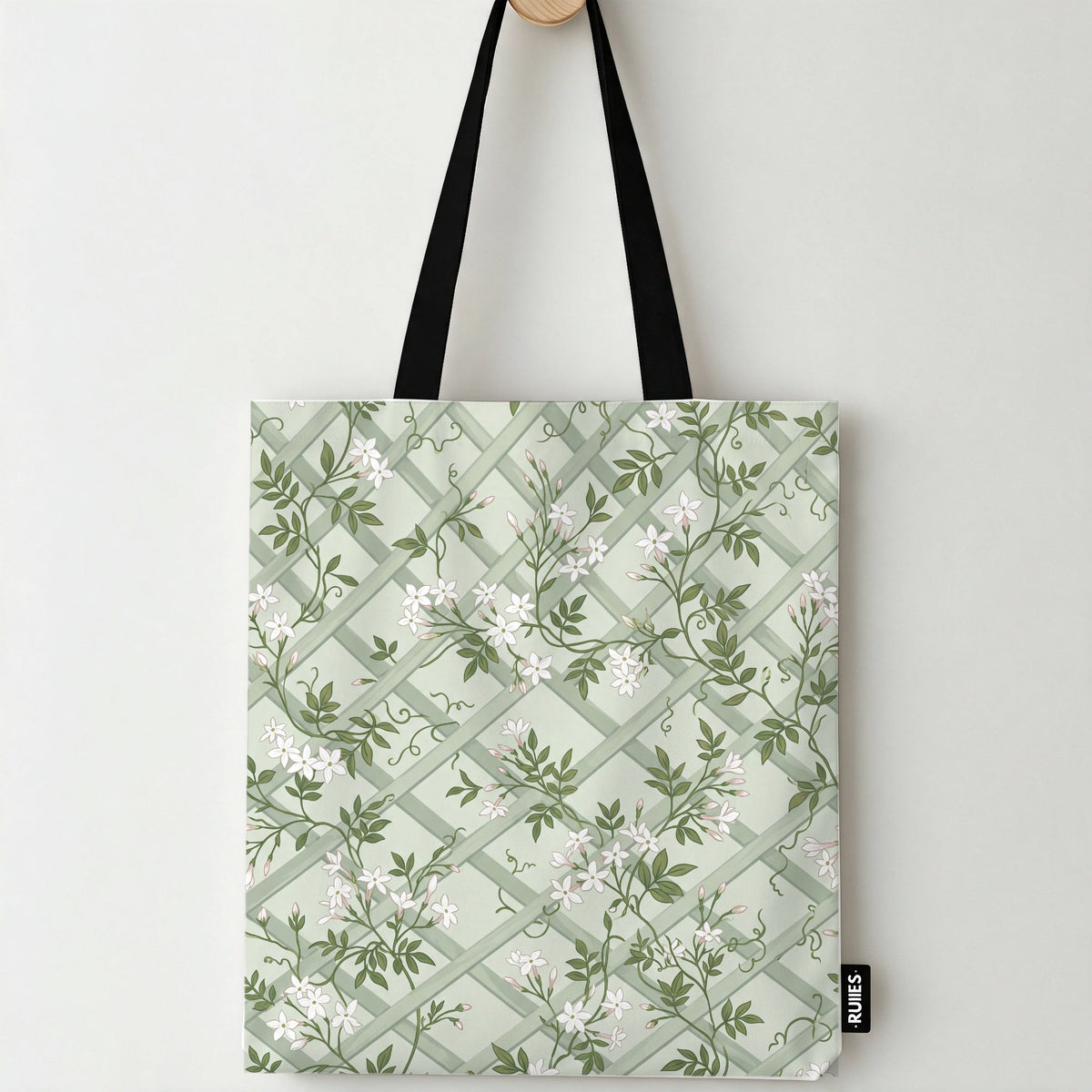 Jasmine Lattice Tote Bag