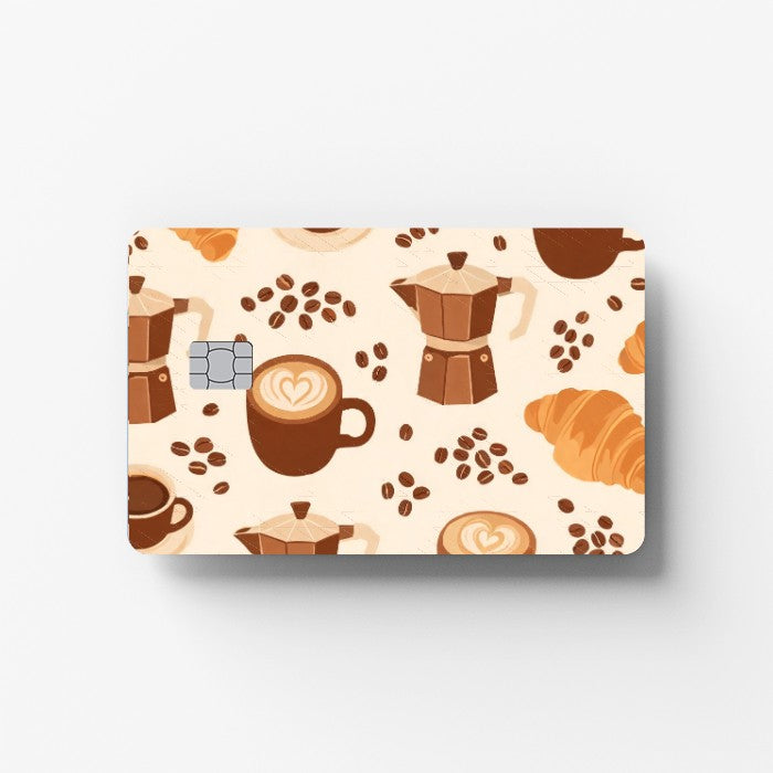 Coffee Please Credit Card Sticker