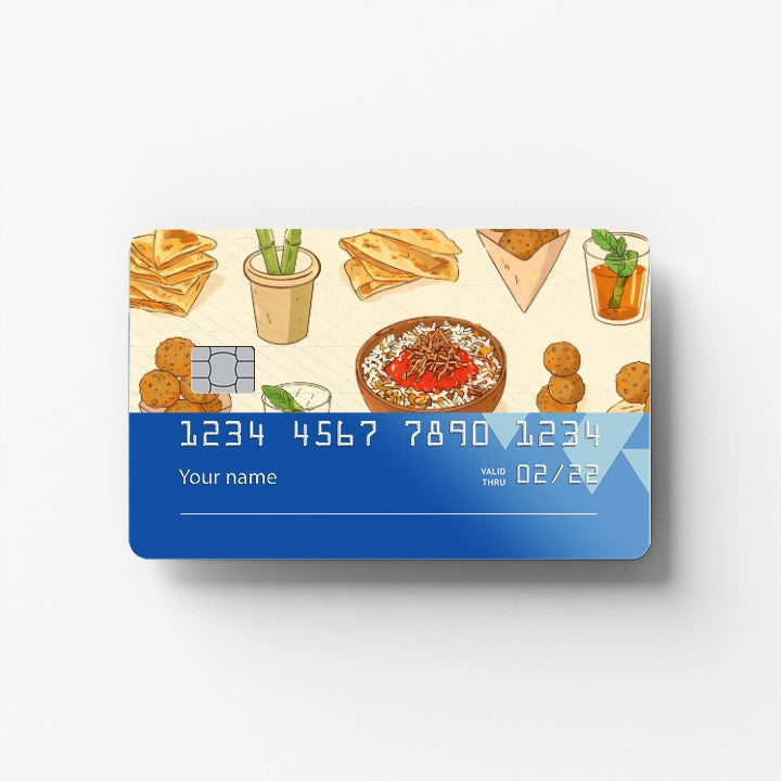 Koshary Party Credit Card Sticker