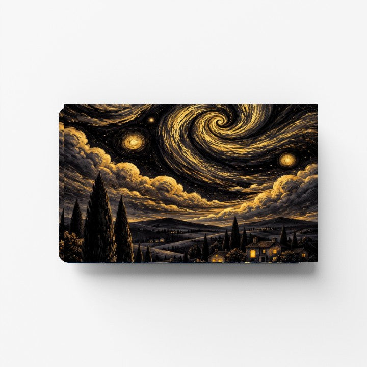 Golden Nocturne Credit Card Sticker