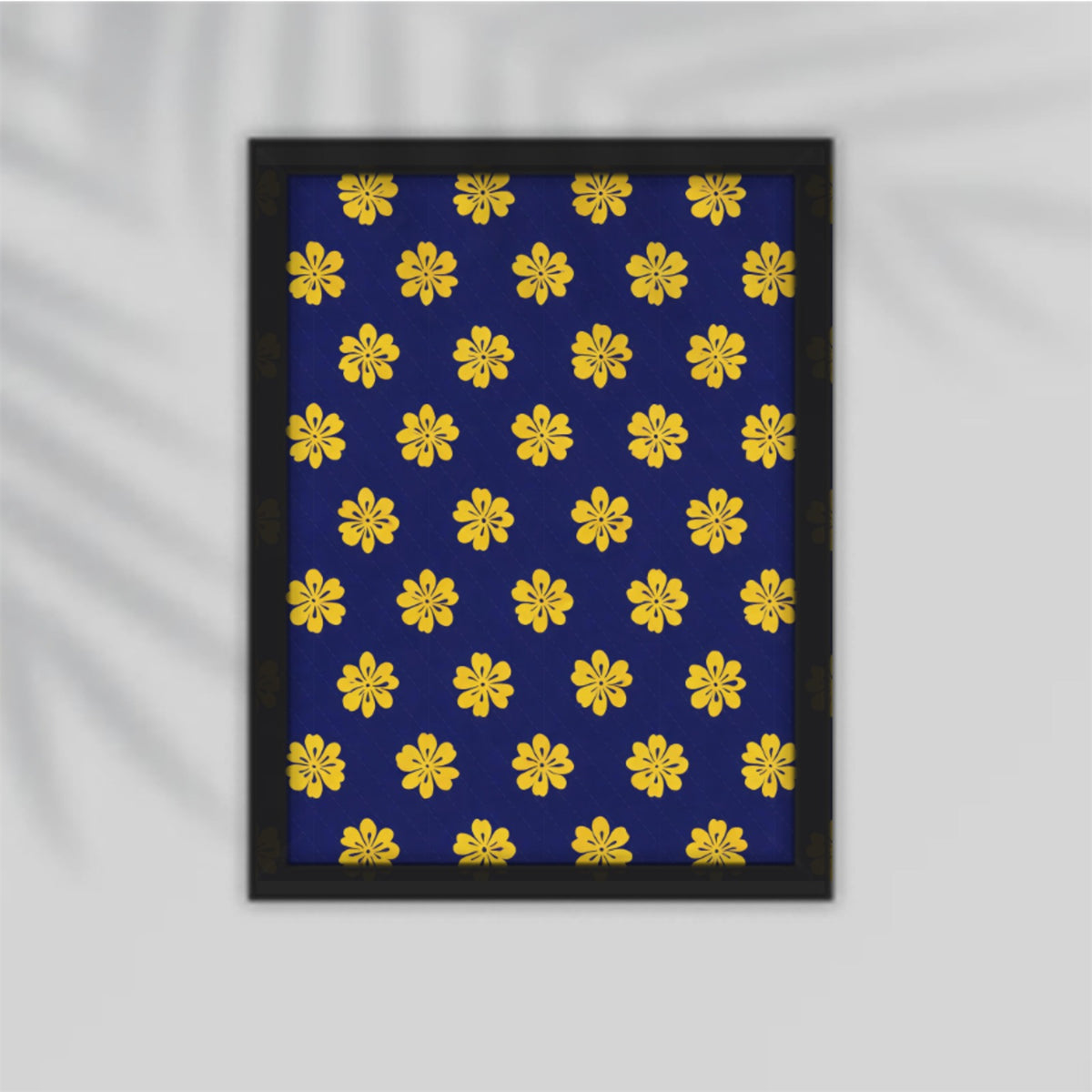 Yellow Flowers Framed Poster