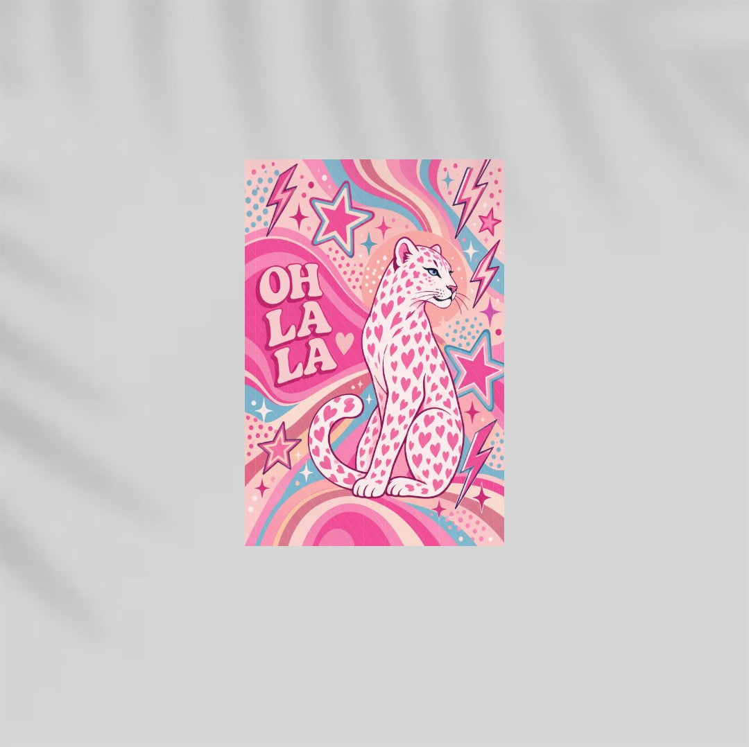 Electric La La Paper Poster