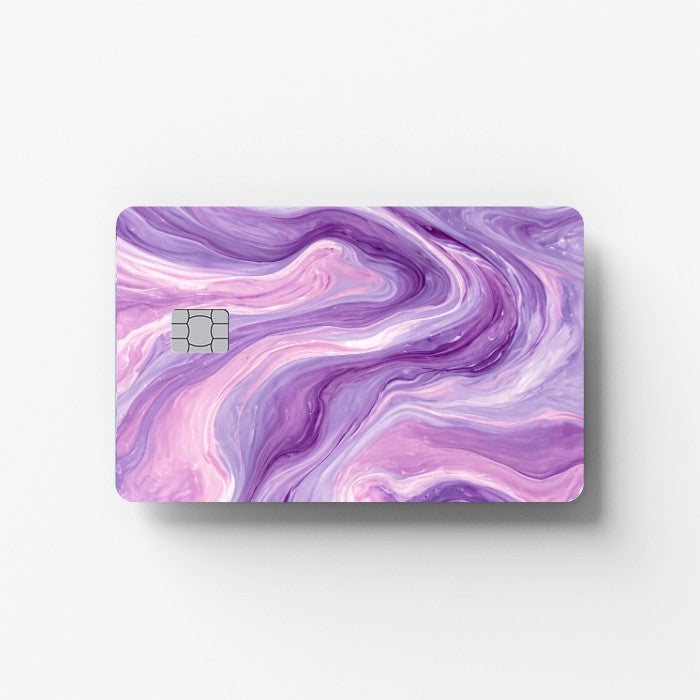 Lavender Flow Credit Card Sticker
