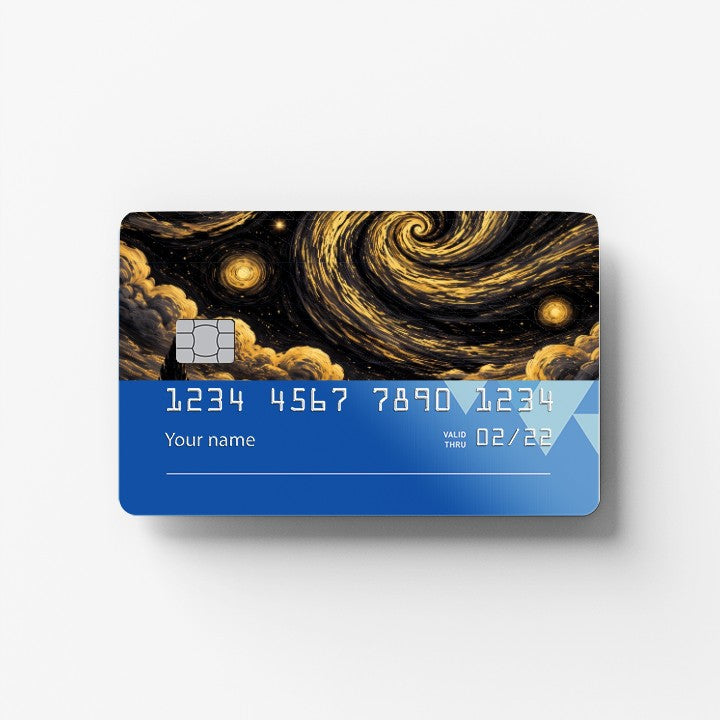Golden Nocturne Credit Card Sticker