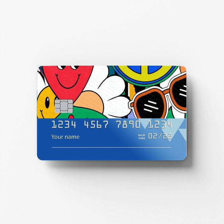 Good Vibes Credit Card Sticker