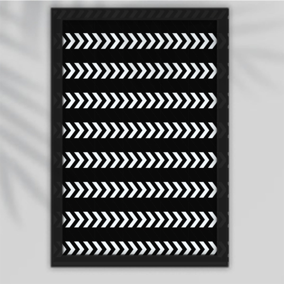 Arrow Black-White Framed Poster