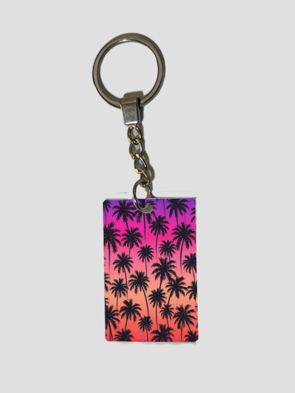 Sunset Palms Keychain