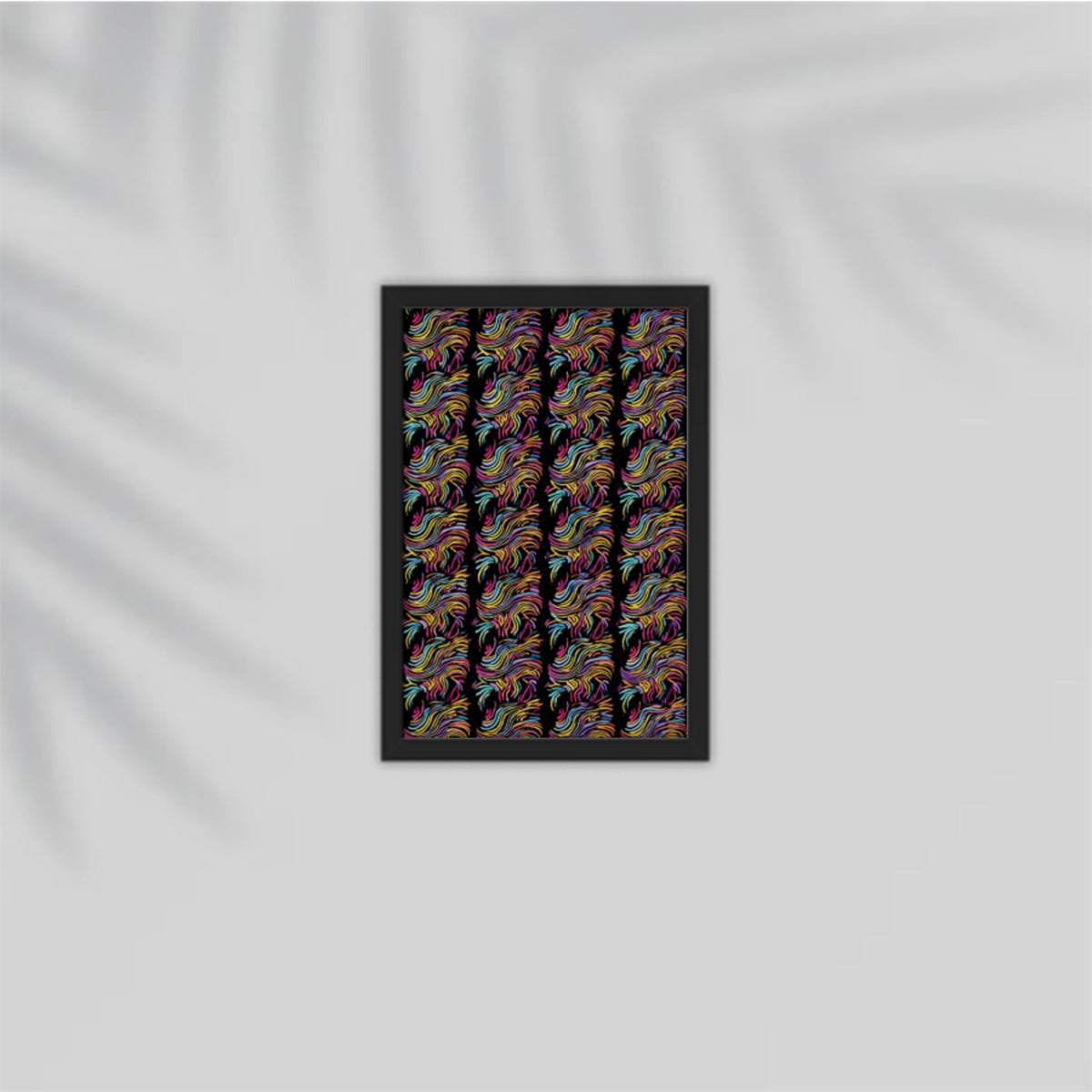 Dark Frequency Framed Poster