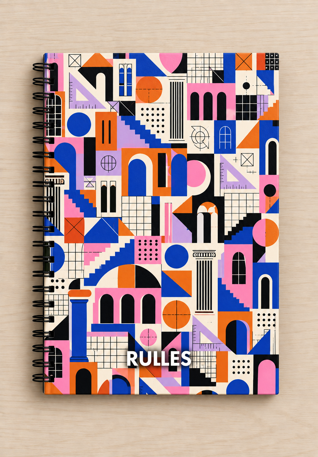 Bauhaus Blocks Notebook