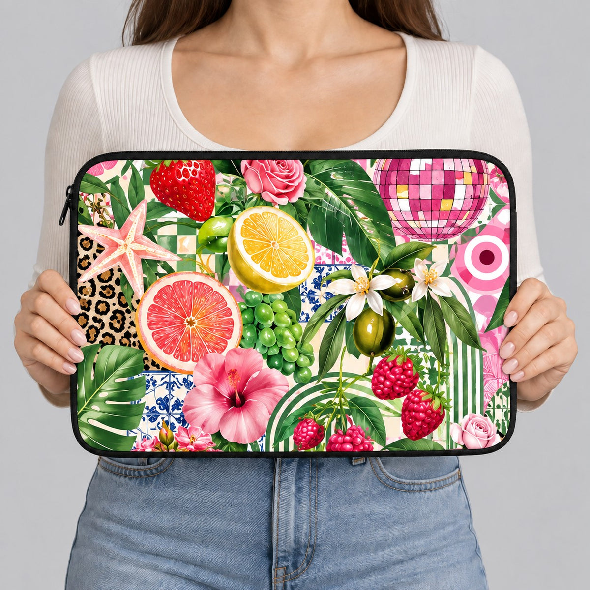 Berry Disco Laptop Sleeve