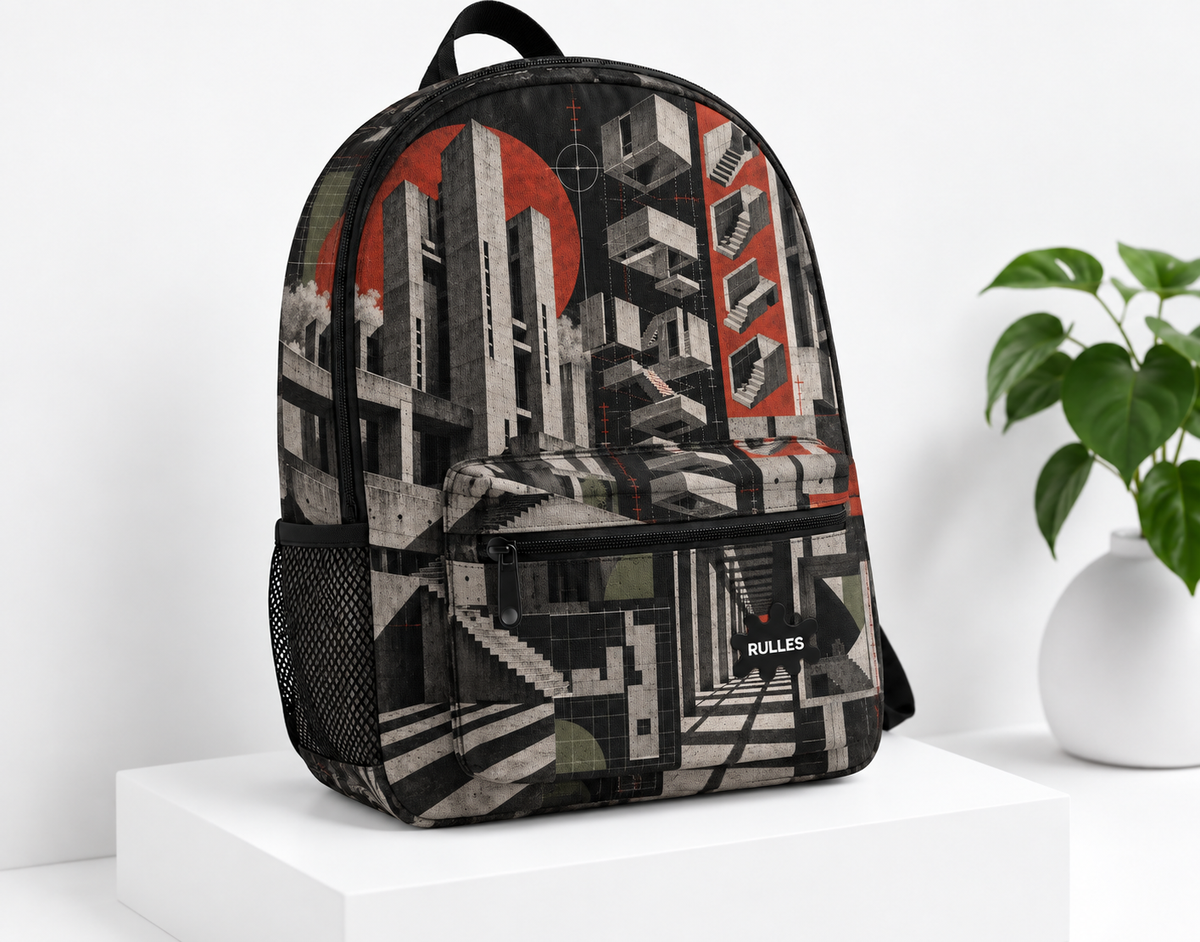 Brutalist Blocks Backpack