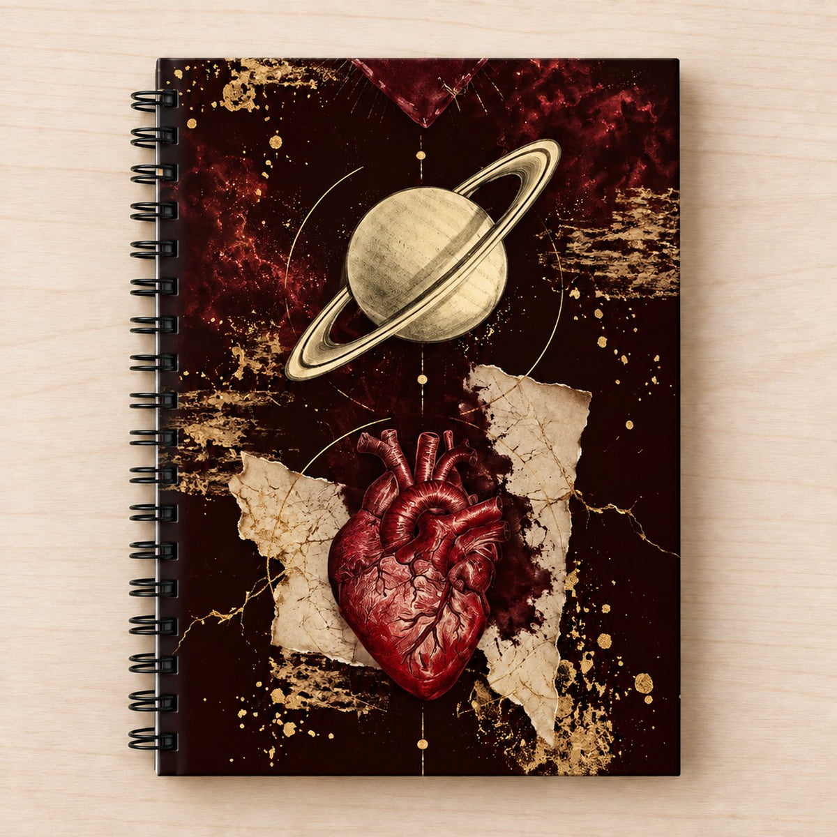 Burgundy Anatomy Notebook