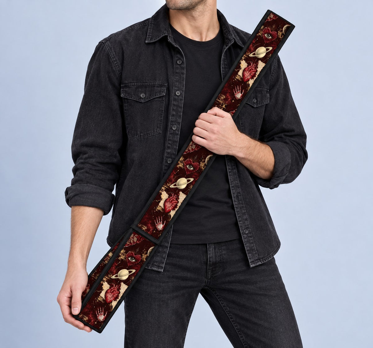 Burgundy Anatomy T-Ruler Cover