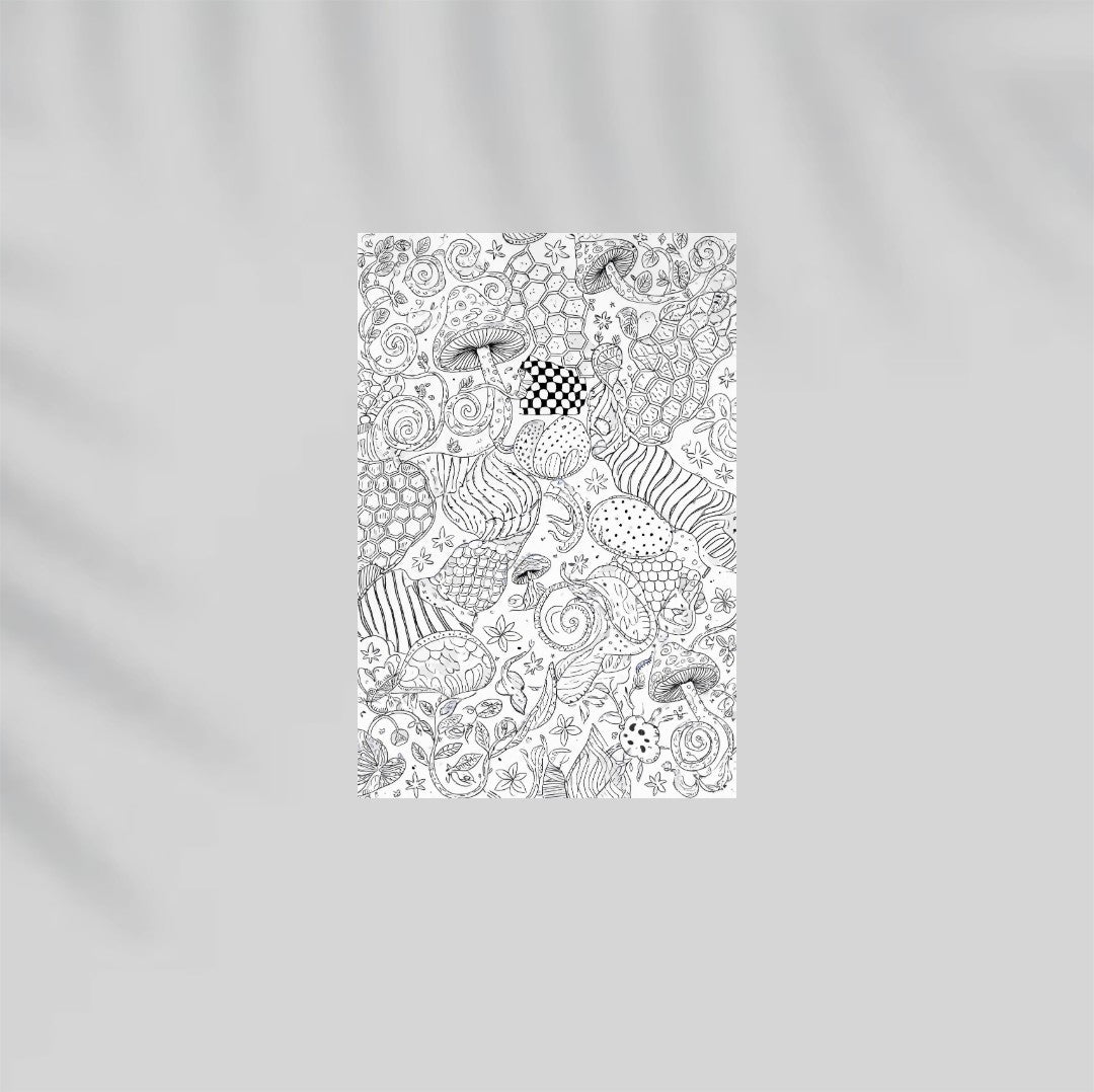 Doodle Maze Paper Poster