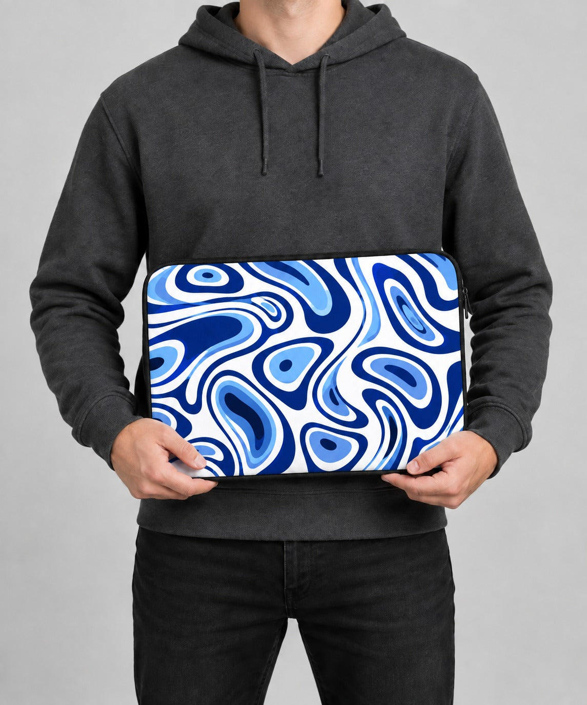 Cobalt Ripple Laptop Sleeve
