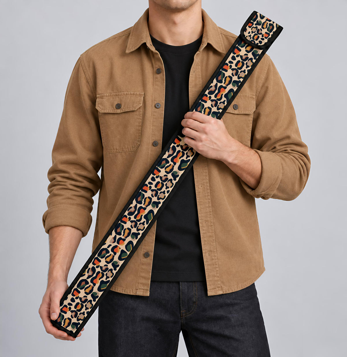 Colour Leopard T-Ruler Cover