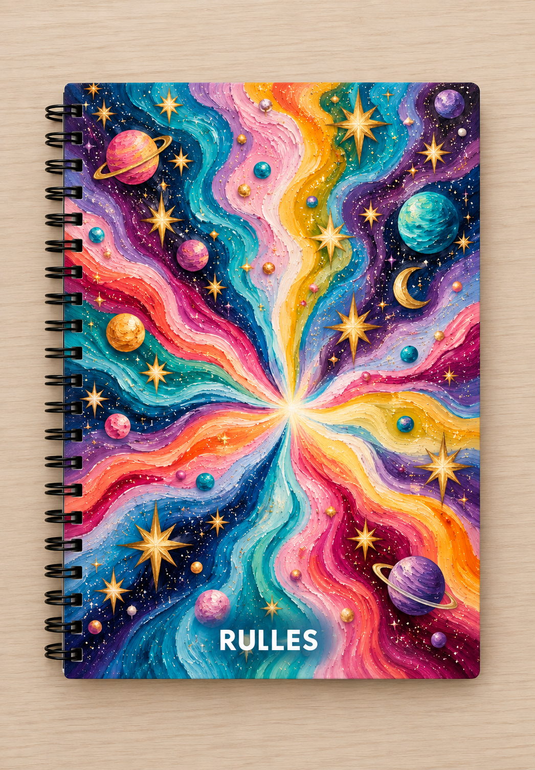 Cosmic Bloom Notebook