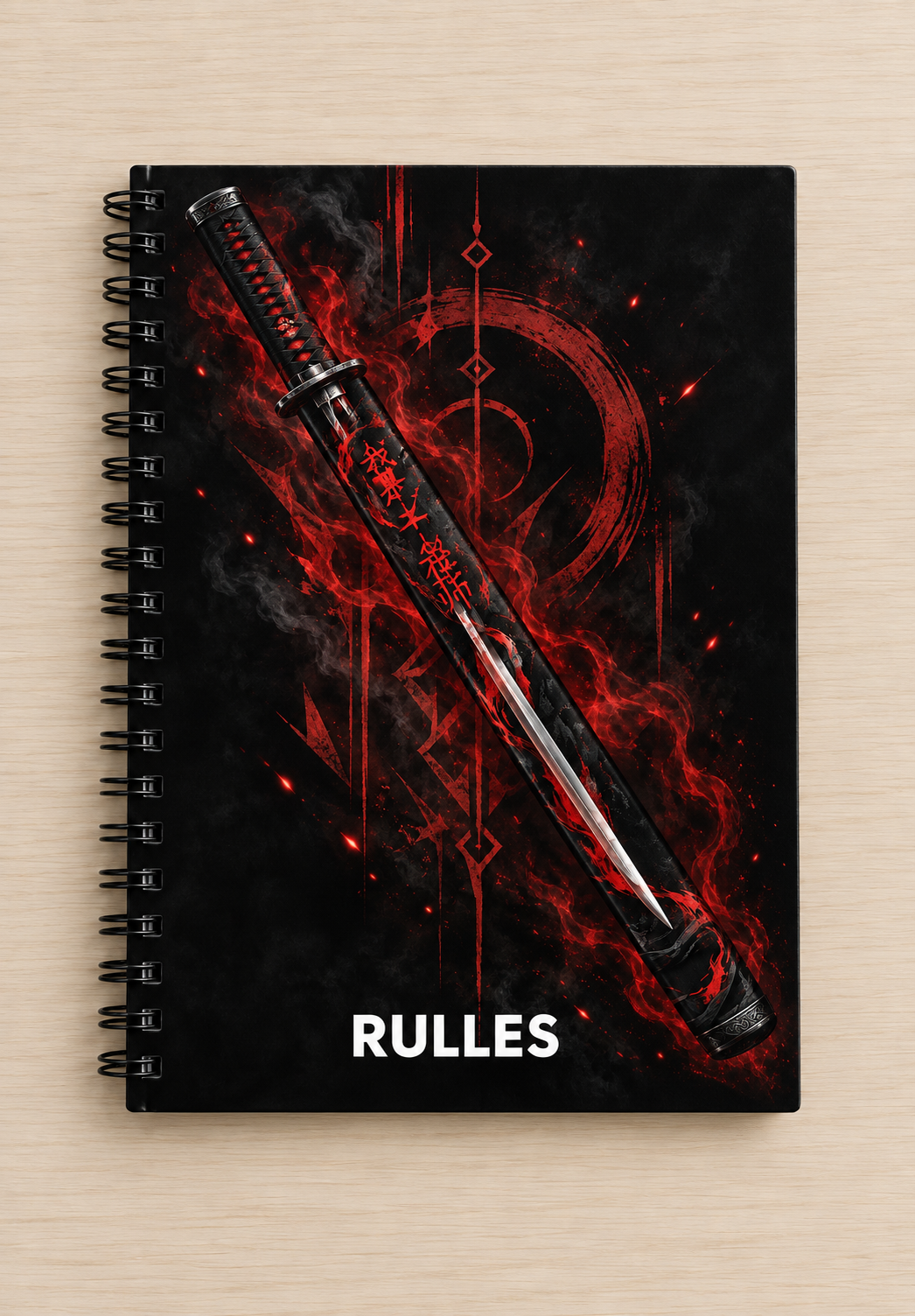 Crimson Blade Notebook