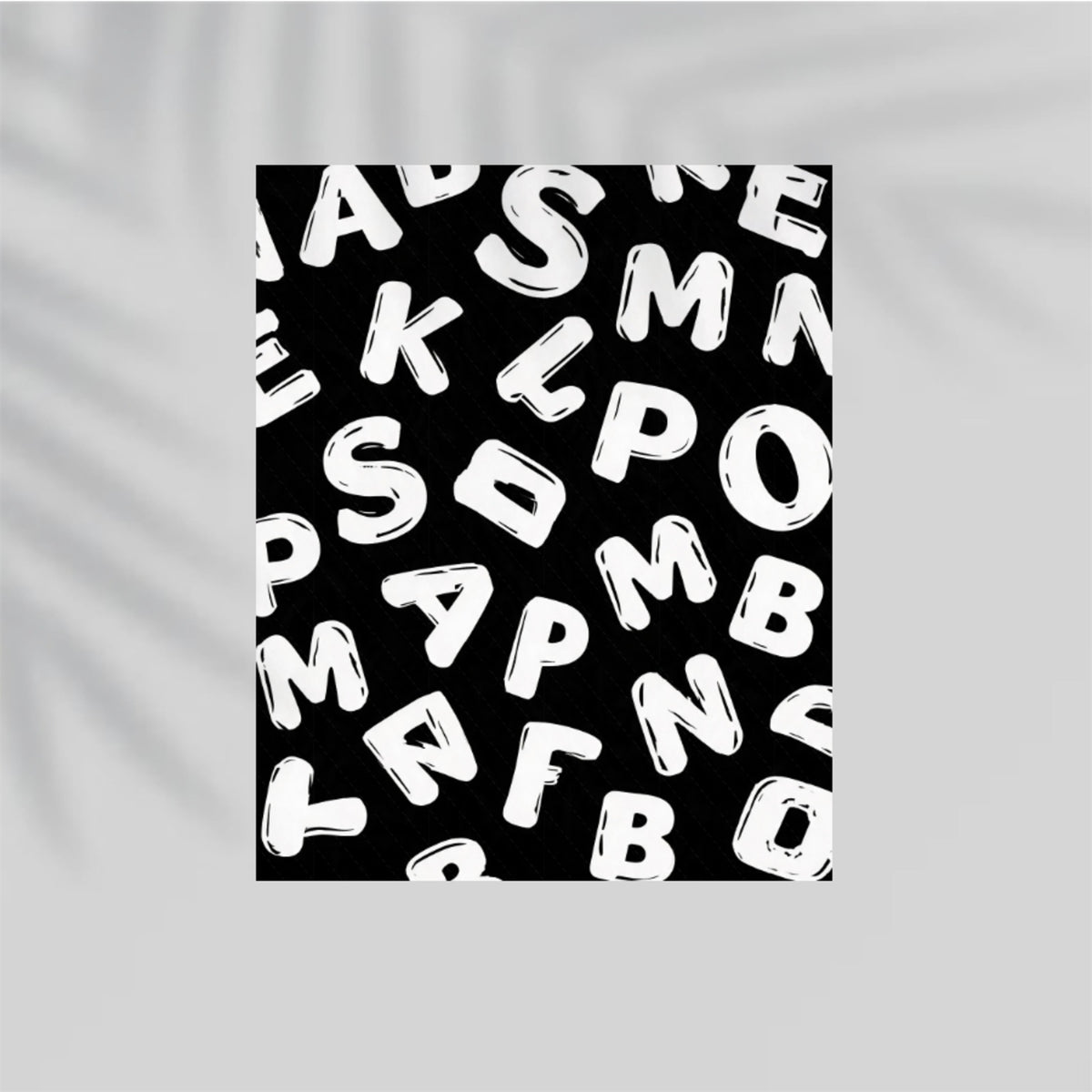 Alphabet Letters Paper Poster
