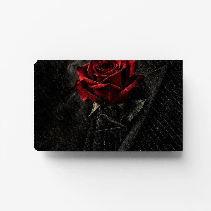 Midnight Rose Credit Card Sticker