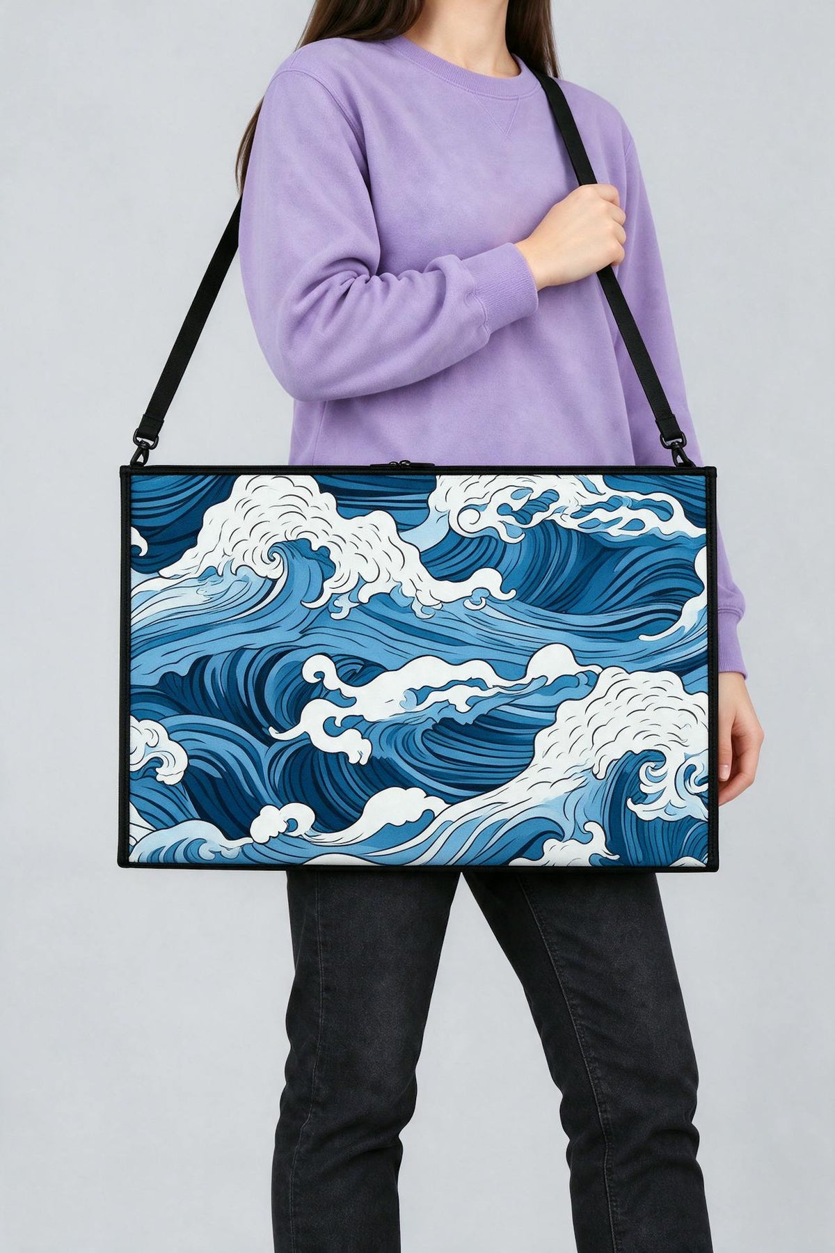 Waves Art Bag