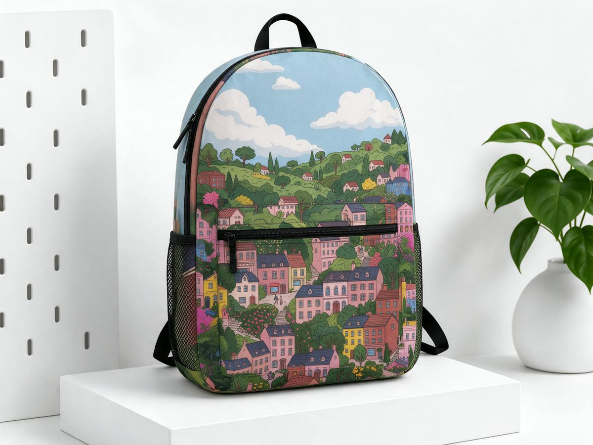 Pastel Town Backpack
