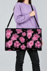 Pink Flowers Art Bag