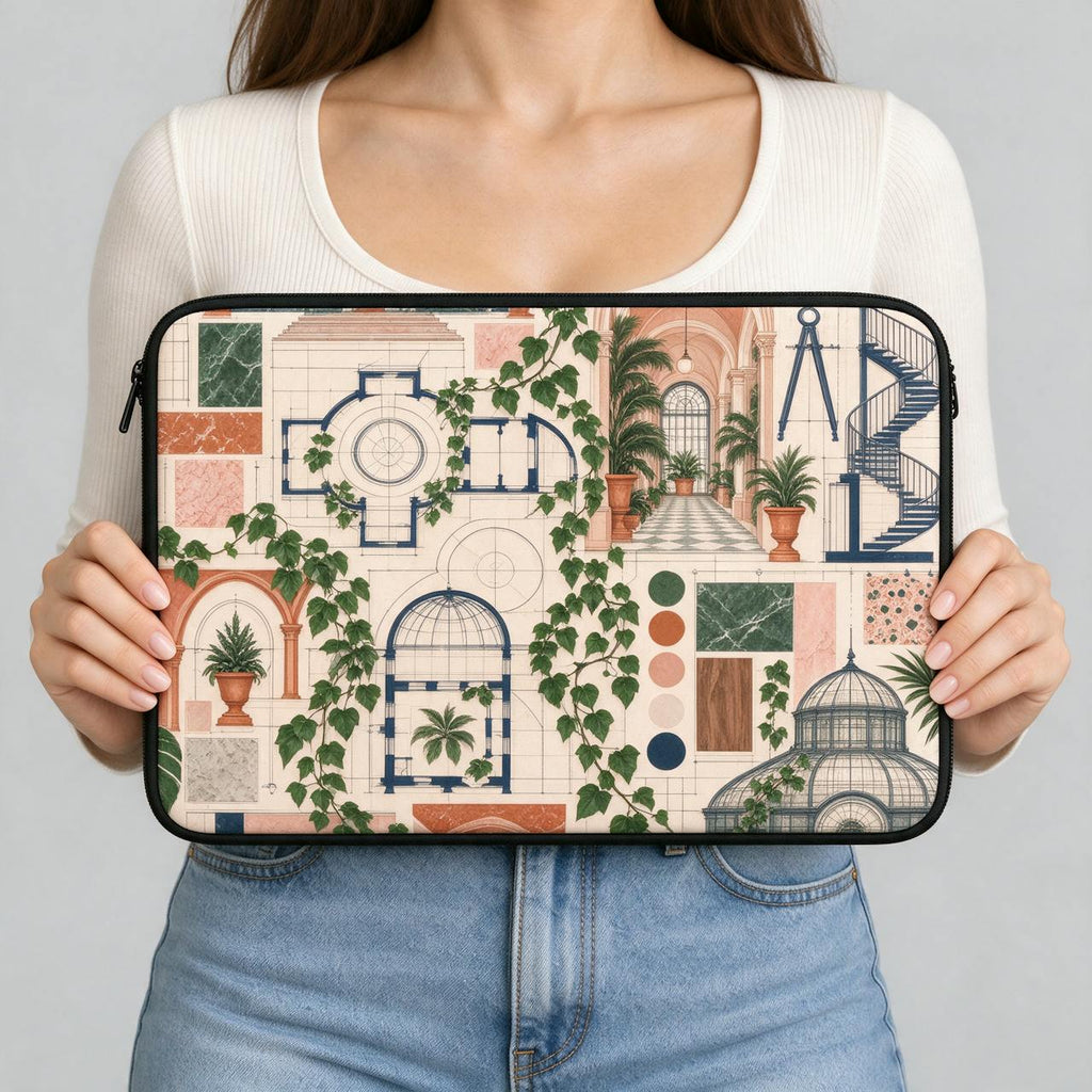 Botanical Structures Laptop Sleeve