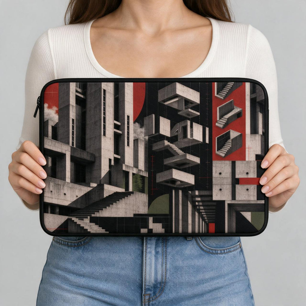Brutalist Blocks Laptop Sleeve