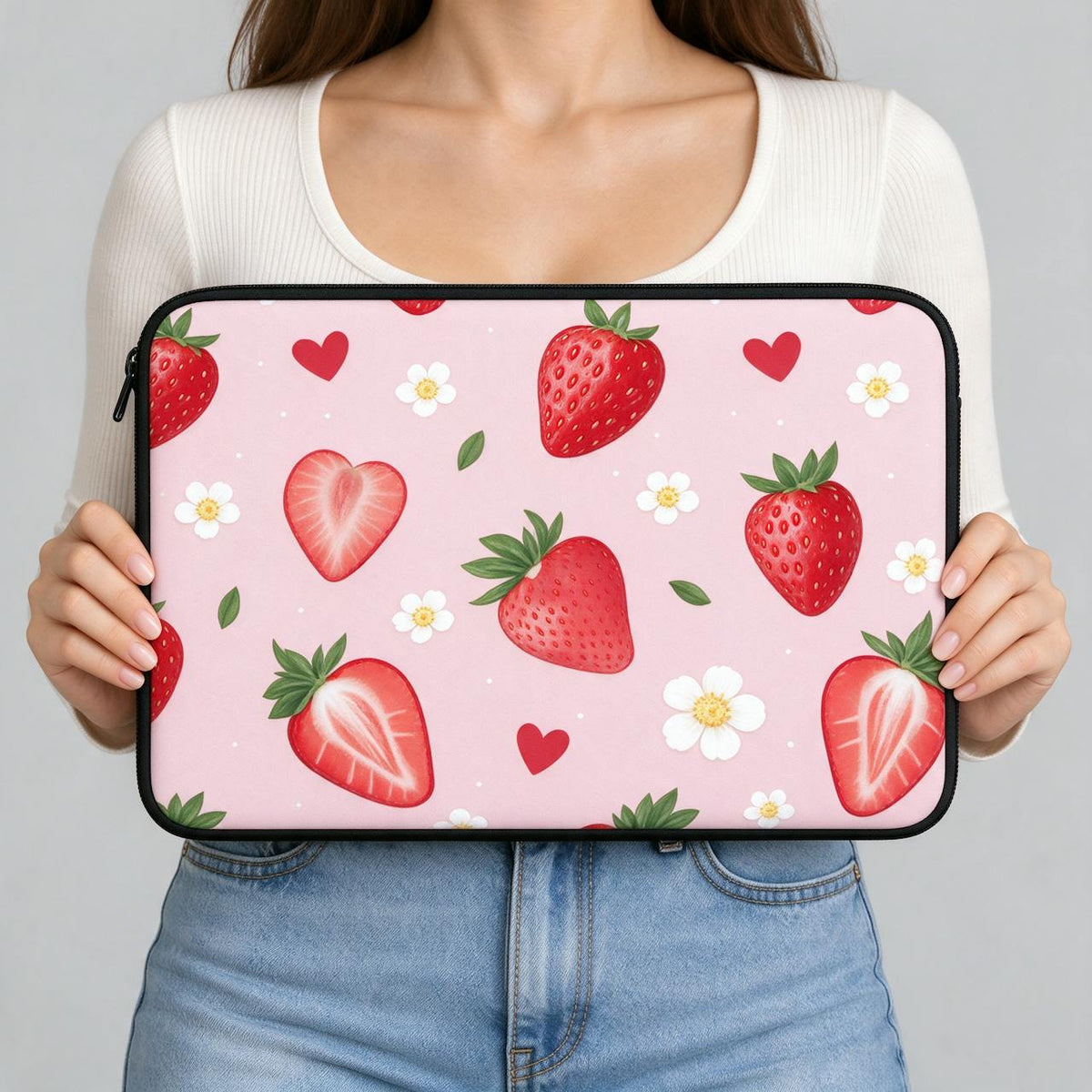 Strawberries Laptop Sleeve
