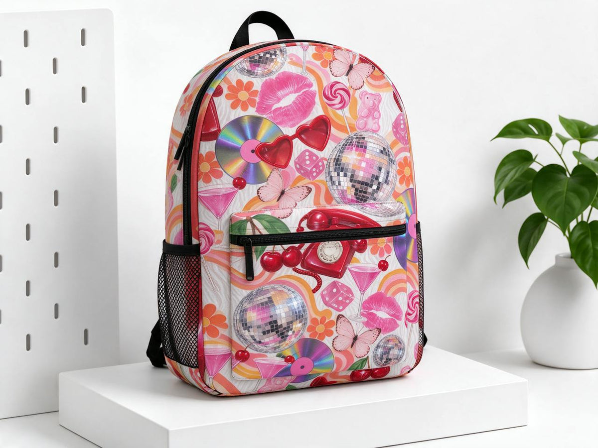 Retro Pop Disco Backpack
