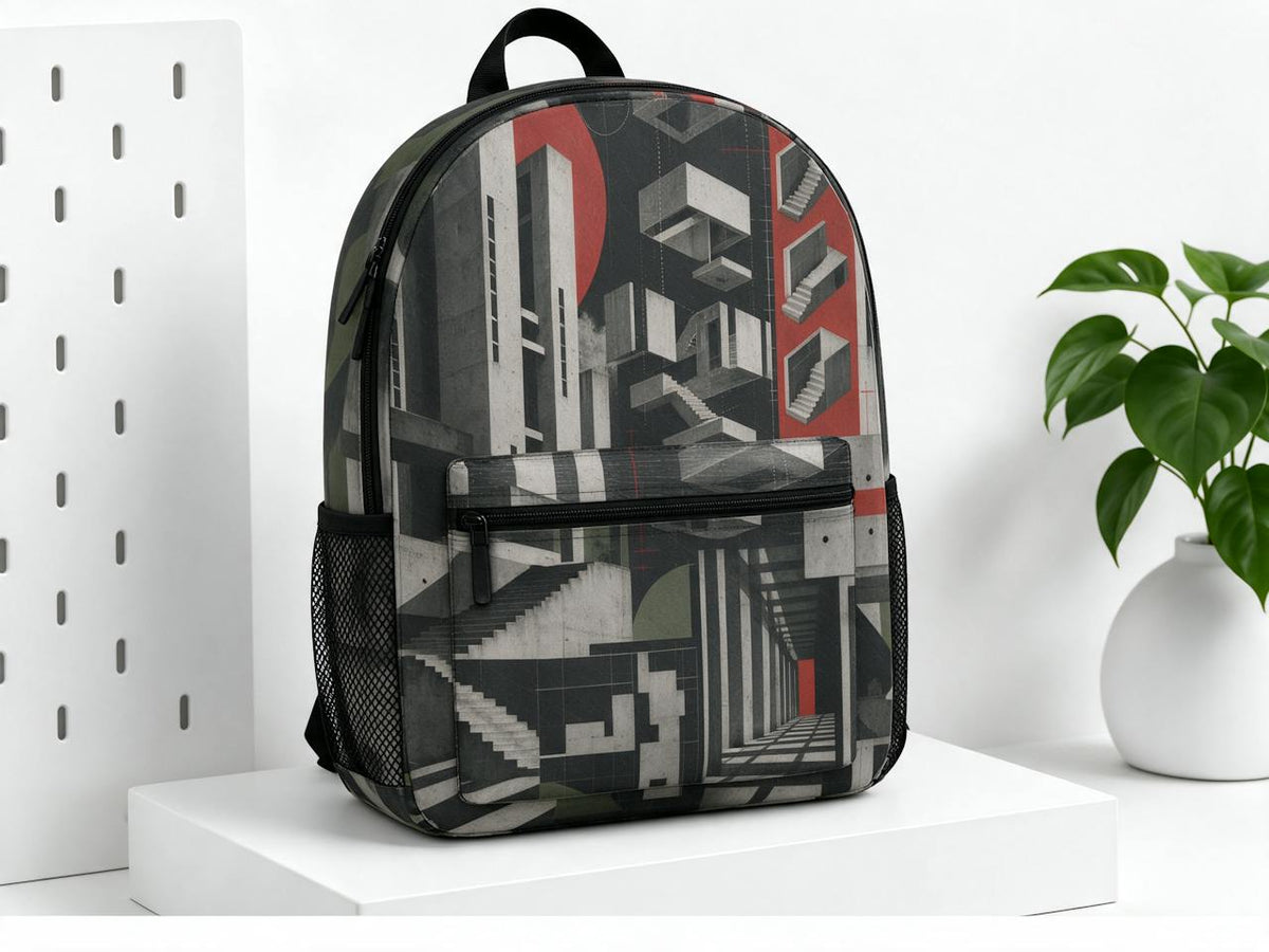 Brutalist Blocks Backpack