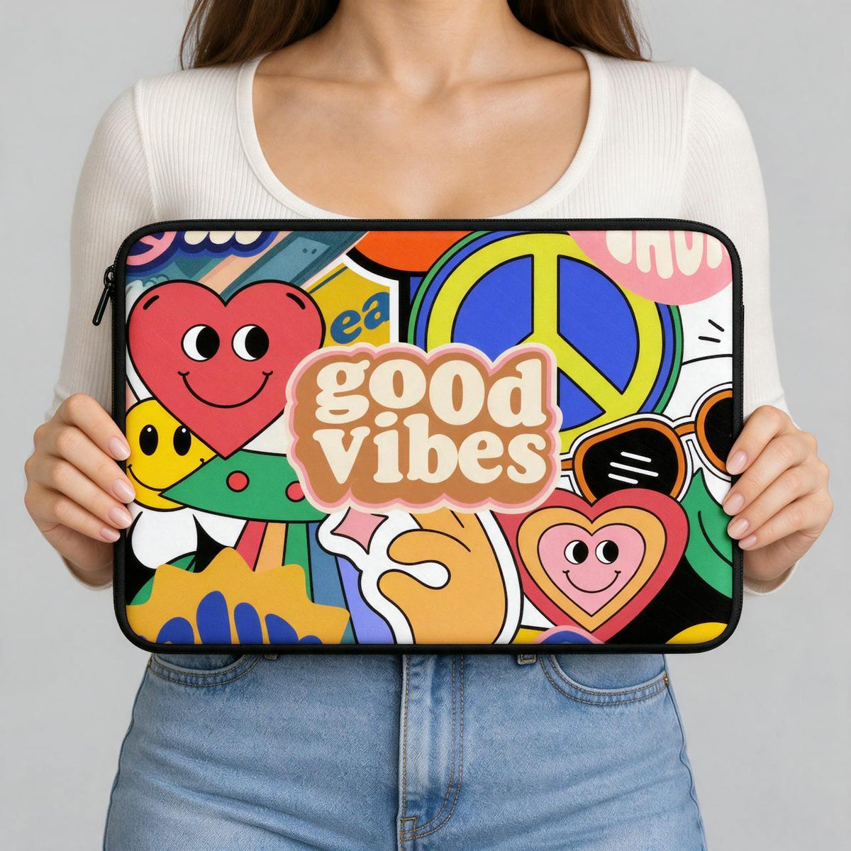 Good Vibes Laptop Sleeve