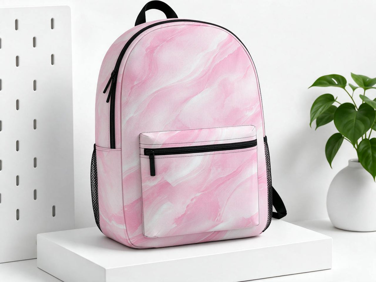 Blush Marble Backpack