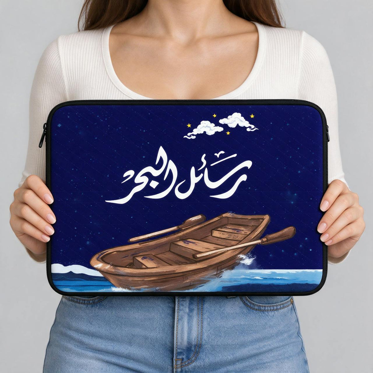 Sea Letters Laptop Sleeve